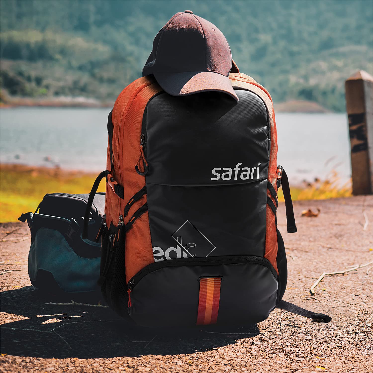 Safari Expand 3 Backpack with Hidden Compartment and Laptop Compartment Red