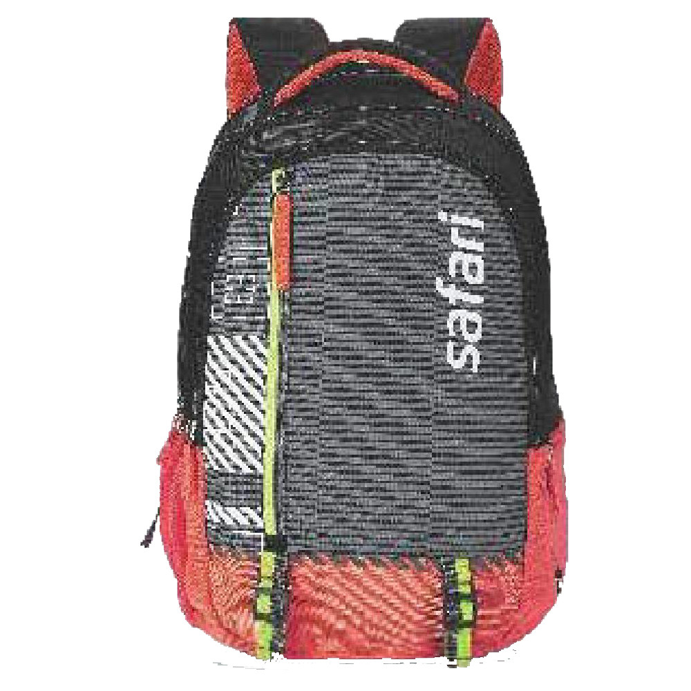 Safari Target Black Mega Size with Rain Cover Hack Box 37 L Black Casual Backpack