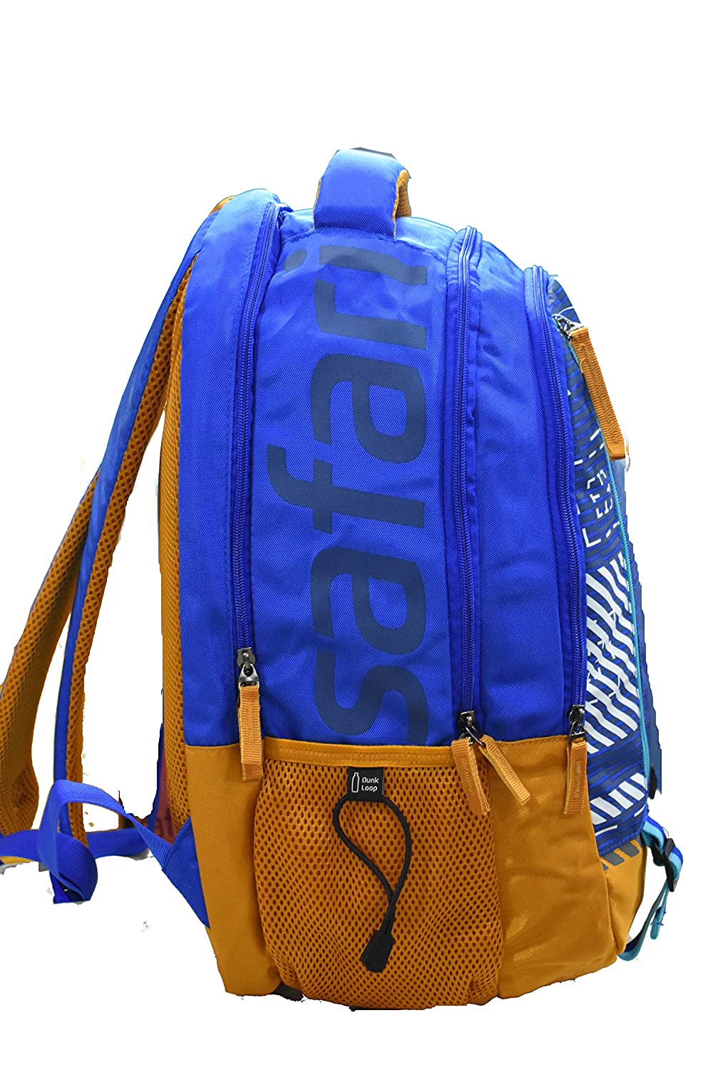 Safari Target Blue Mega Size with Rain Cover Hack Box 37 L Black Casual Backpack