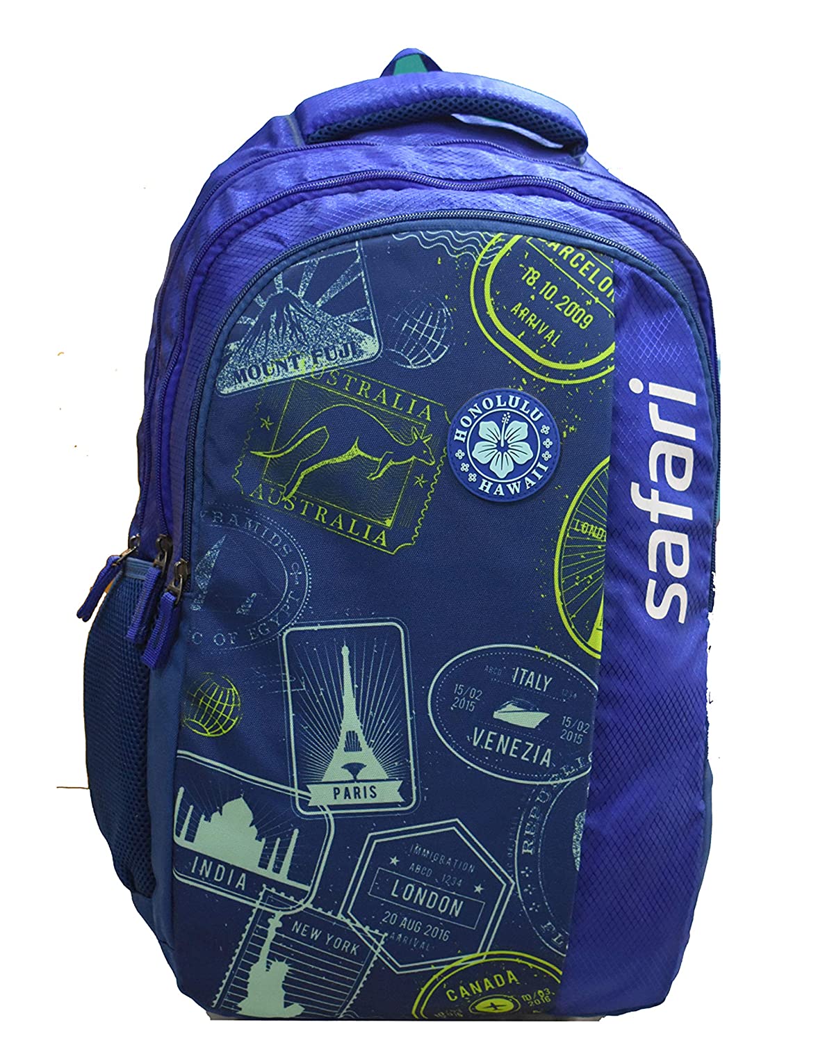 SAFARI Trio 2 Blue Spacious Compartment Latest Collection