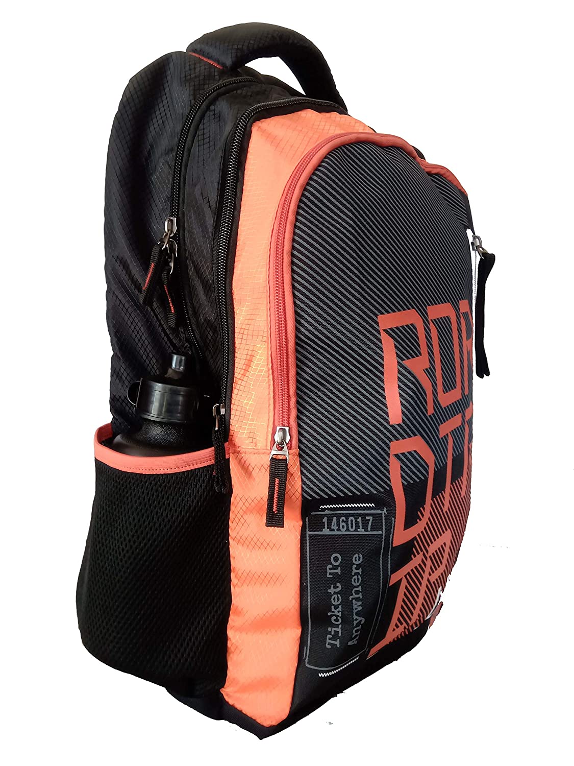 SAFARI Trio 3 Latest Black Fasionable Backpack