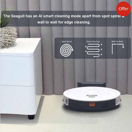 Milagrow Seagull PrimeRemote Robotic Vaccum Cleaner