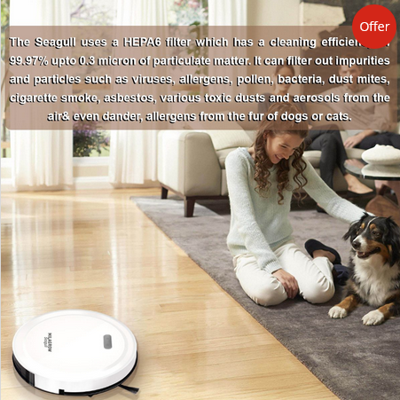 Milagrow Seagull PrimeRemote Robotic Vaccum Cleaner