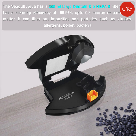 Milagrow Seagull Agua Robotic Vaccum Cleaner