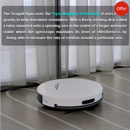 Milagrow Seagull Agua Robotic Vaccum Cleaner