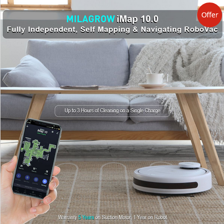 Milagrow IMap 10 Robotic Cleaner