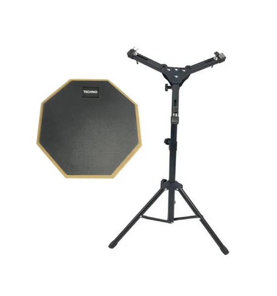 Techno 12Inch Practice Pad Stand With Bag TPD-2
