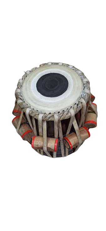 Professional Tabla Pair Set Copper Bayan with Cover Sheesam Tabla