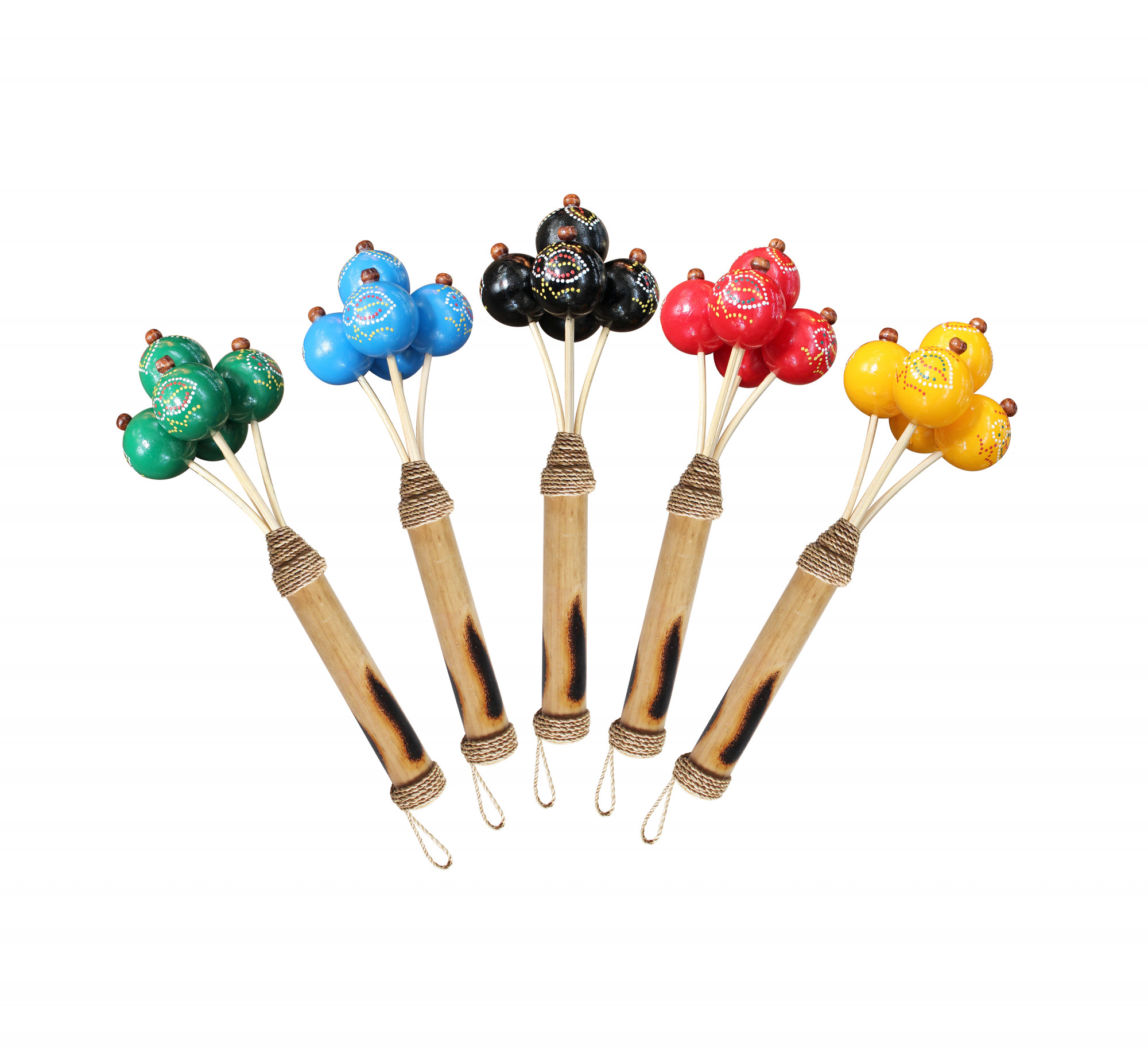Wooden Pingpong Dot Shaker SHAK-21 Rendom Color1PCS