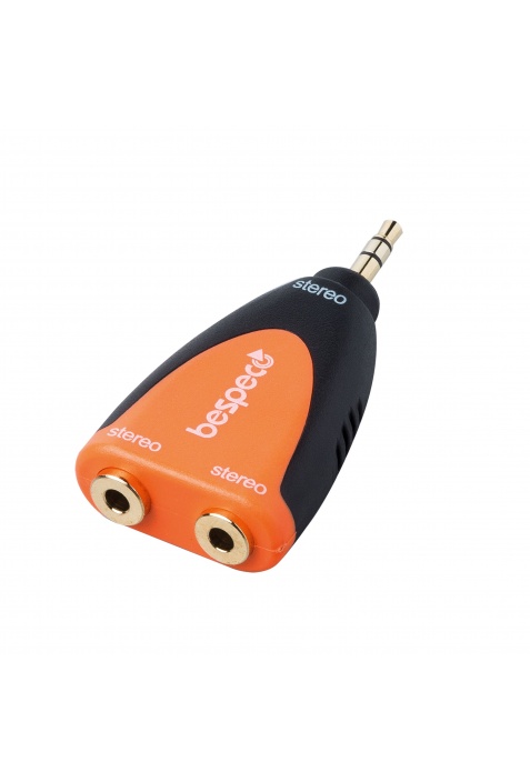 Bespeco SLAD225 35mm stereo jack plug 2 35mm stereo jack socket