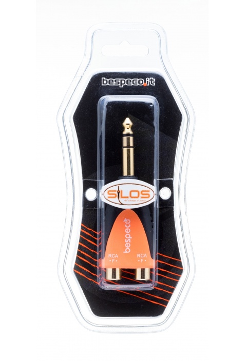 Bespeco SLAD370 63 mm stereo jack plug - 2 x RCA socket