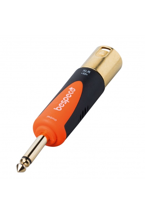 Bespeco SLAD510 63mm mono jack male plug to XLR male