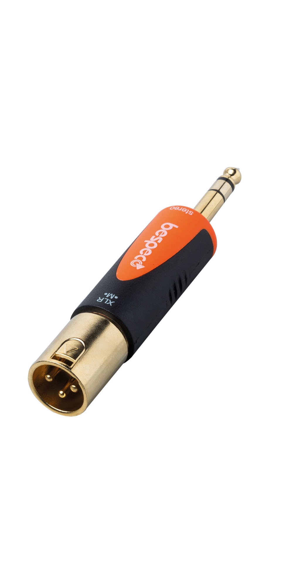 Bespeco SLAD515 63mm stereo jack male plug to XLR male
