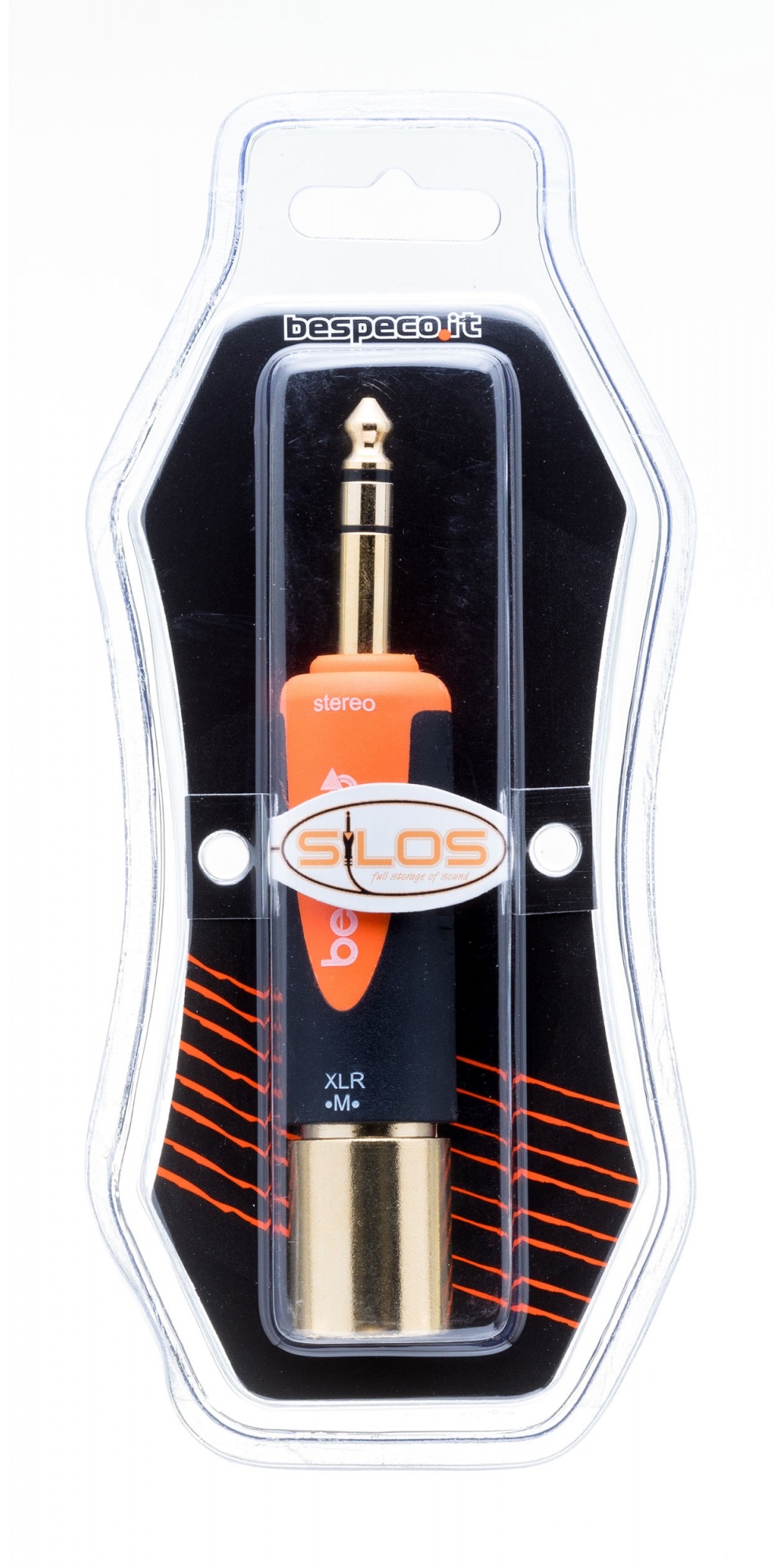 Bespeco SLAD515 63mm stereo jack male plug to XLR male