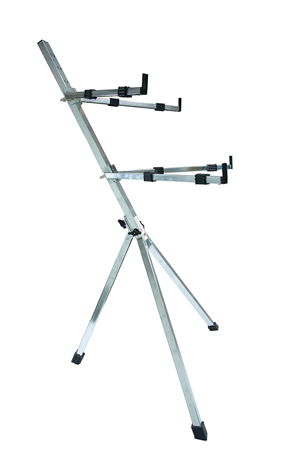 Standzo Double Keyboard Folding Stand KS-32C Chrome with free cover