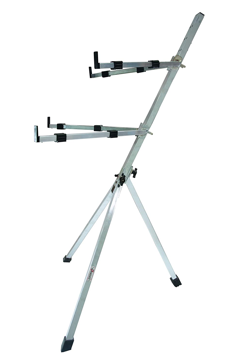 Standzo Double Keyboard Folding Stand KS-32C Chrome with free cover