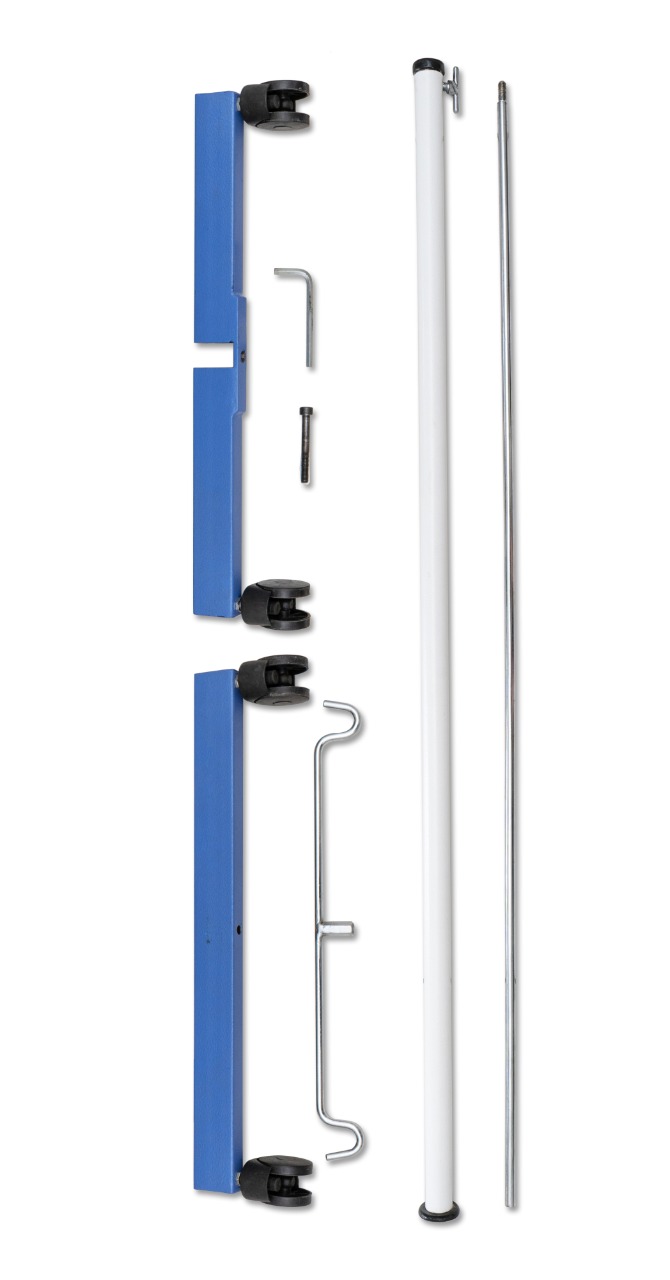 Standzo Fully Folding IV Glucose and Saline Stand - Attractive Look Four Wheels Pack of 2