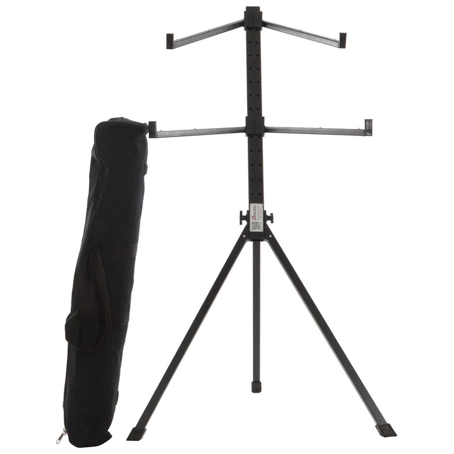 Standzo KS-32 Double Keyboard Folding Stand Black