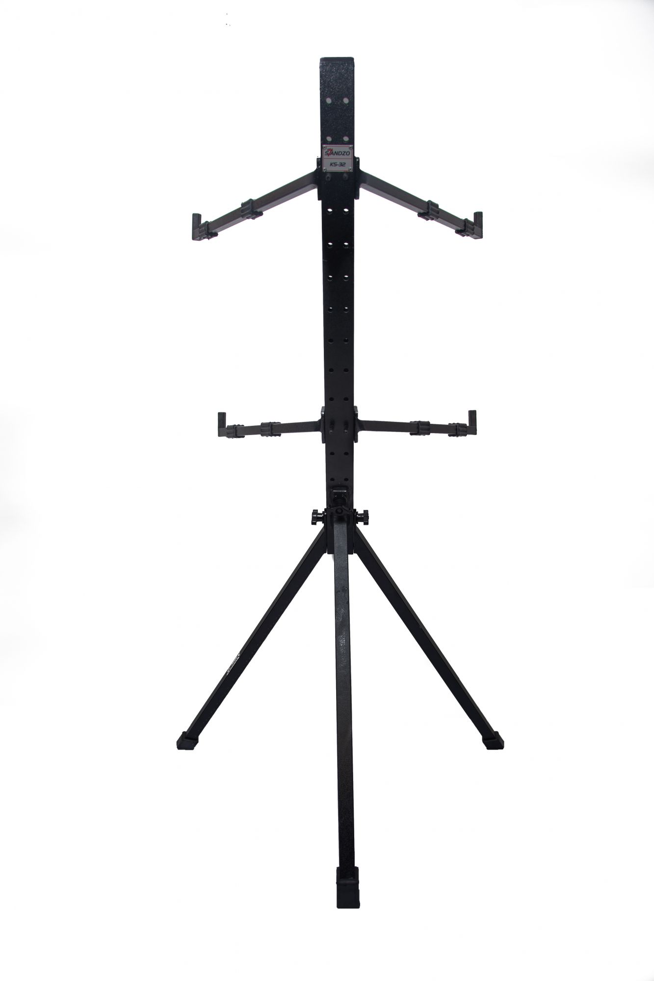 Standzo KS-32 Double Keyboard Folding Stand Black