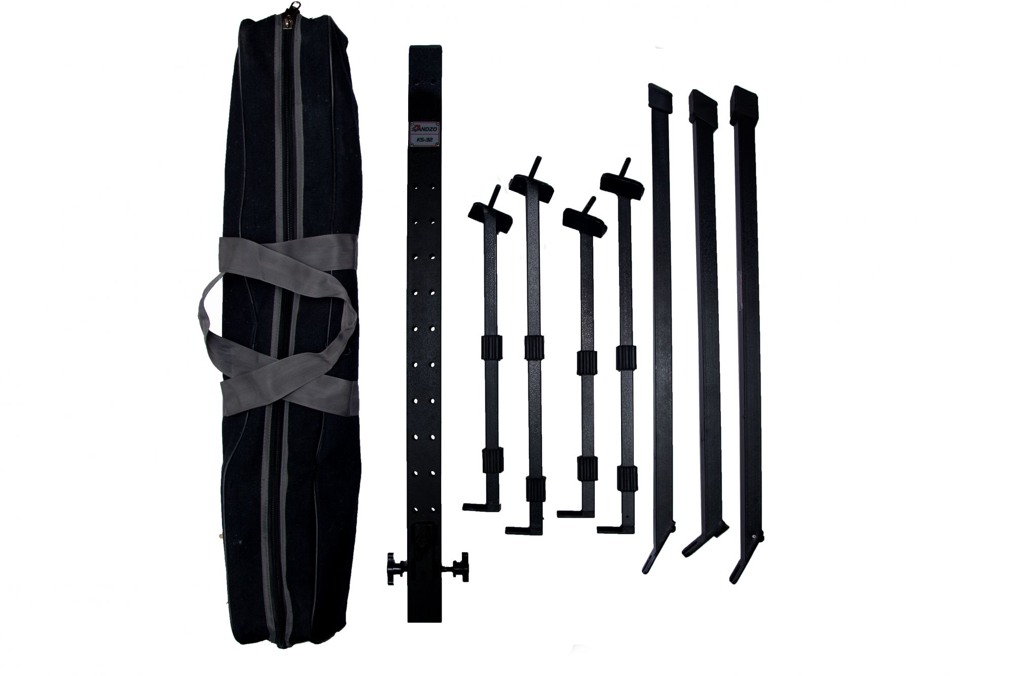 Standzo KS-32 Double Keyboard Folding Stand Black