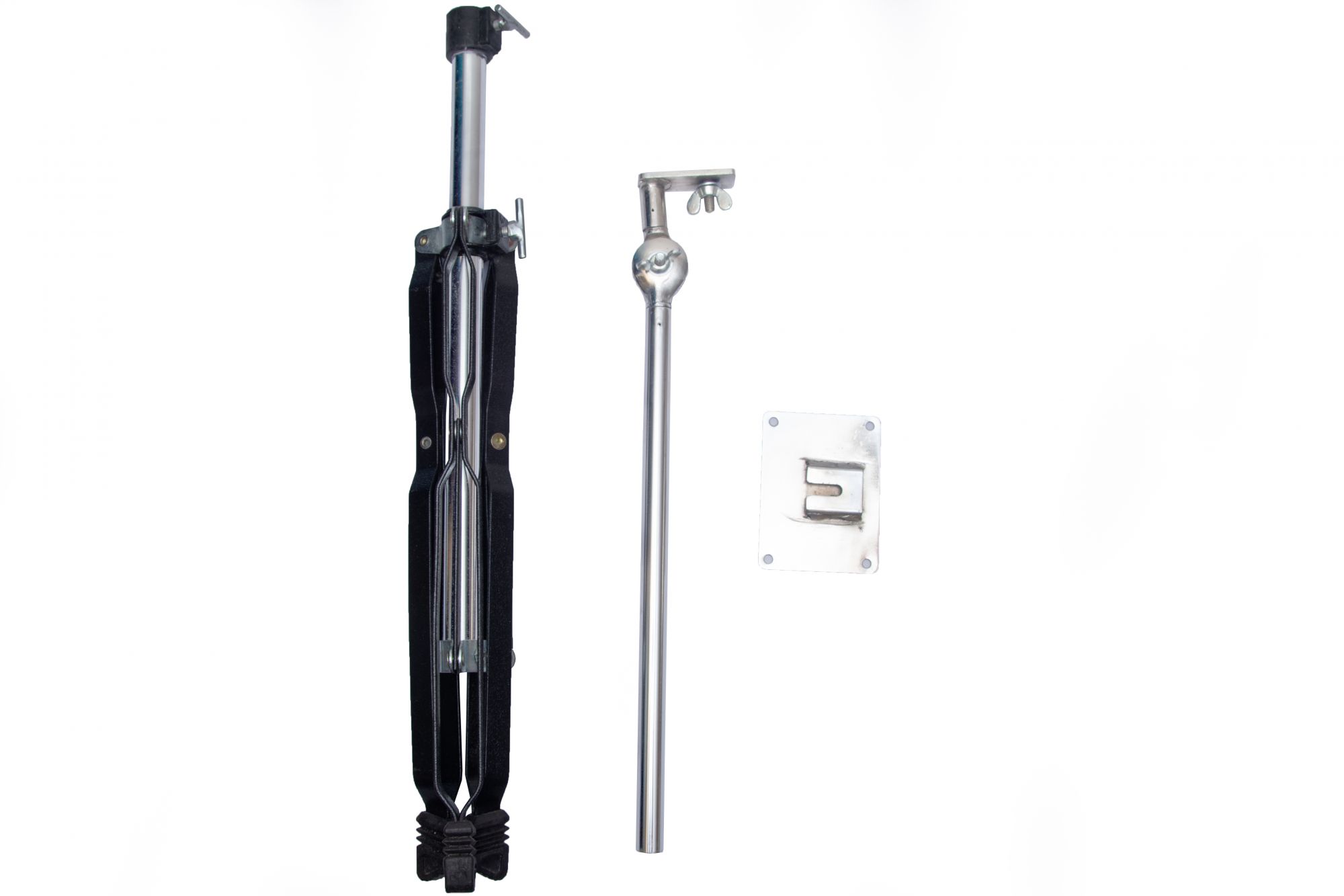 Standzo OS-3 Single Octapad Stand Double Bar Black Nickel