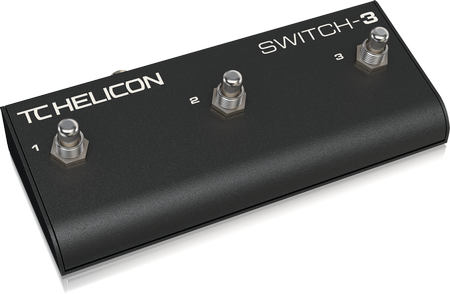 TC Helican SWITCH-3 Sturdy 3-Switch Accessory Pedal for Expanded Remote Control