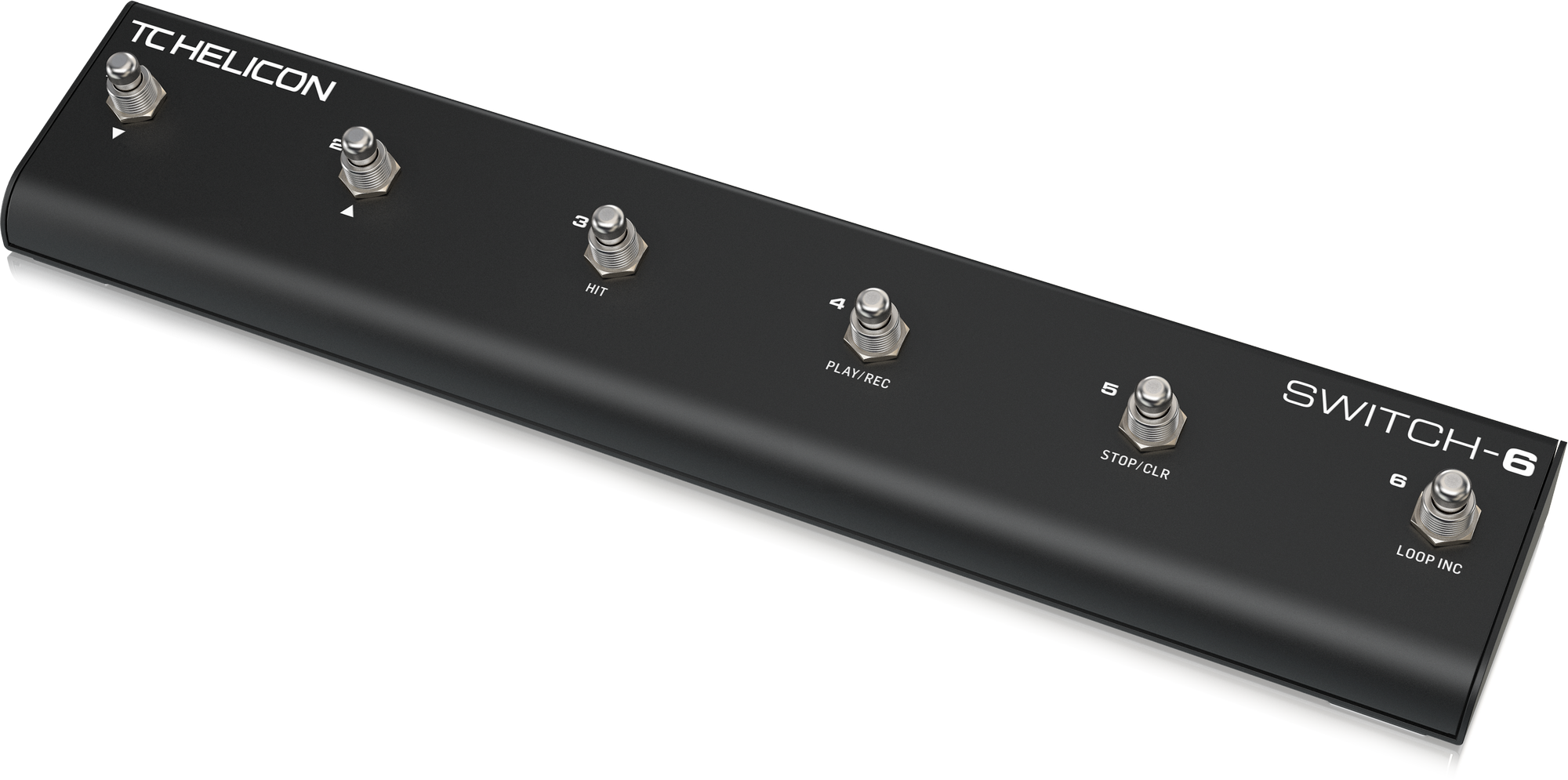 TC Helican SWITCH-6 Sturdy 6-Switch Accessory Pedal for Expanded Effects Control