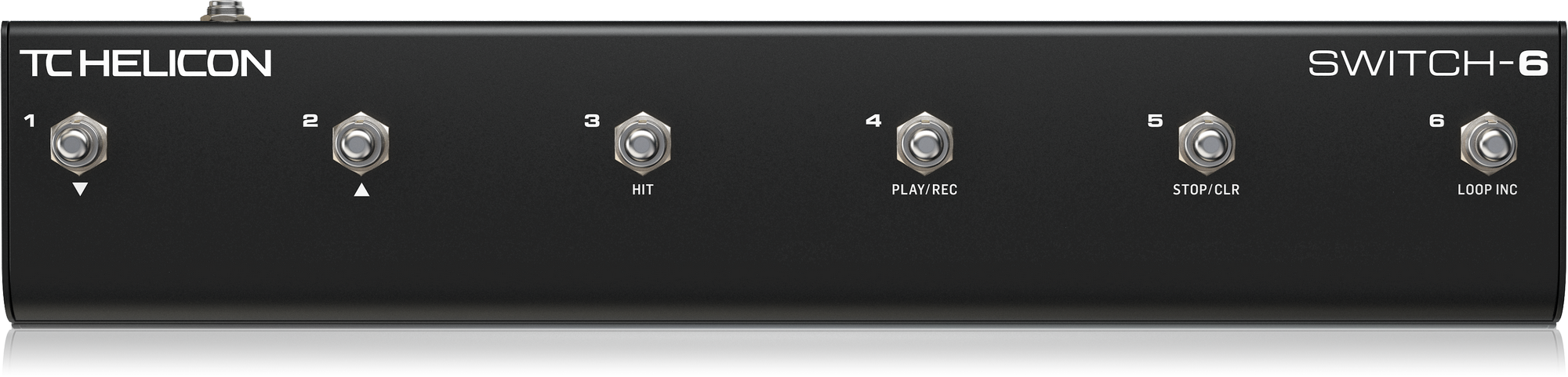 TC Helican SWITCH-6 Sturdy 6-Switch Accessory Pedal for Expanded Effects Control