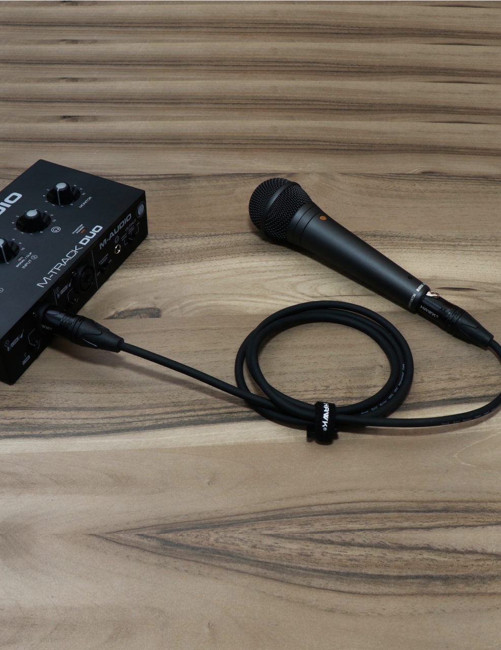 Hawk SXFG-005 Gold Series XLR Male to XLR Female With Cable Tie 15 Meter BLACK