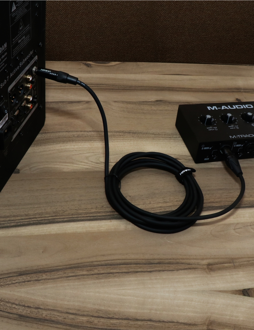 Hawk Cable SXSG-005 XLR Male To 14 TRS Male 15 Meter