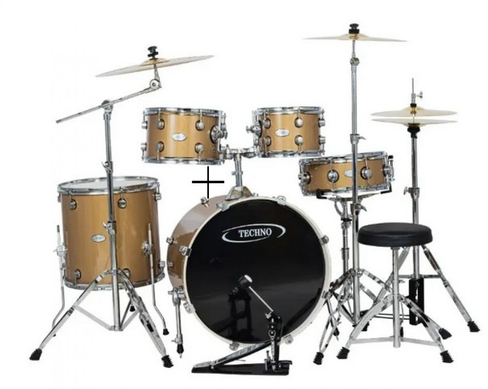 Image of Techno Accoustic Drum Gold TAD-007
