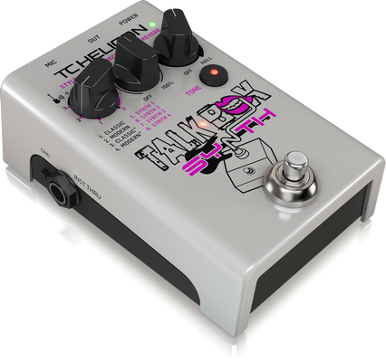 TC Helican TALKBOX SYNTH Studio-Quality Stompbox for Guitar Talkbox Effects and Vocal Tone Polishing