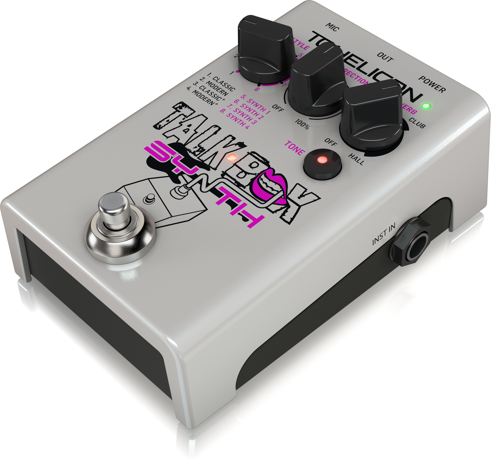 TC Helican TALKBOX SYNTH Studio-Quality Stompbox for Guitar Talkbox Effects and Vocal Tone Polishing