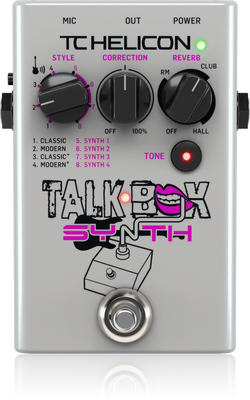 TC Helican TALKBOX SYNTH Studio-Quality Stompbox for Guitar Talkbox Effects and Vocal Tone Polishing