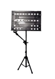 Techno Folding Book Stand With Mic Stand TFBSM-15