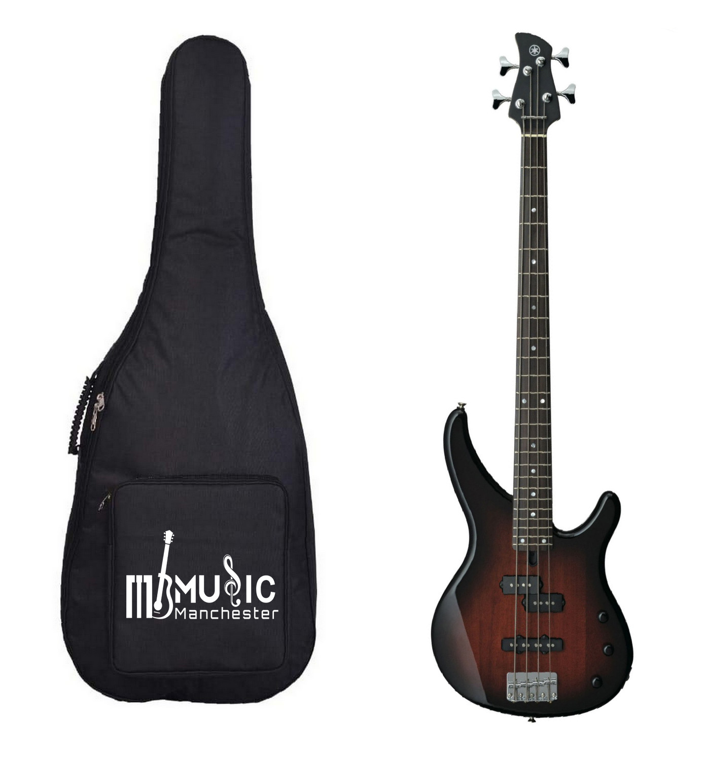 Yamaha TRBX174 4-String Electric Bass with Bag- Old Violin Sunburst