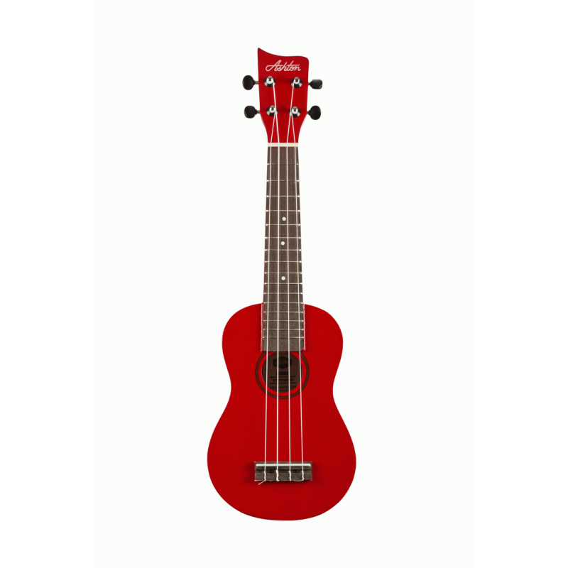 Ashton UKE110 RD Ukulele - Red with Bag