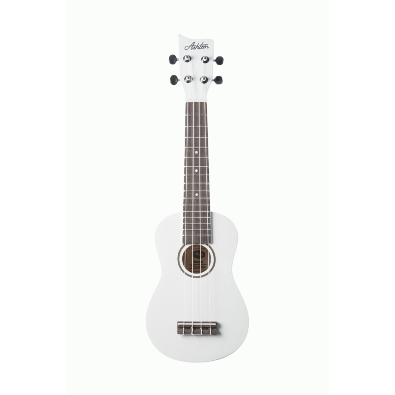 Ashton UKE110 White Ukulele - White with Bag