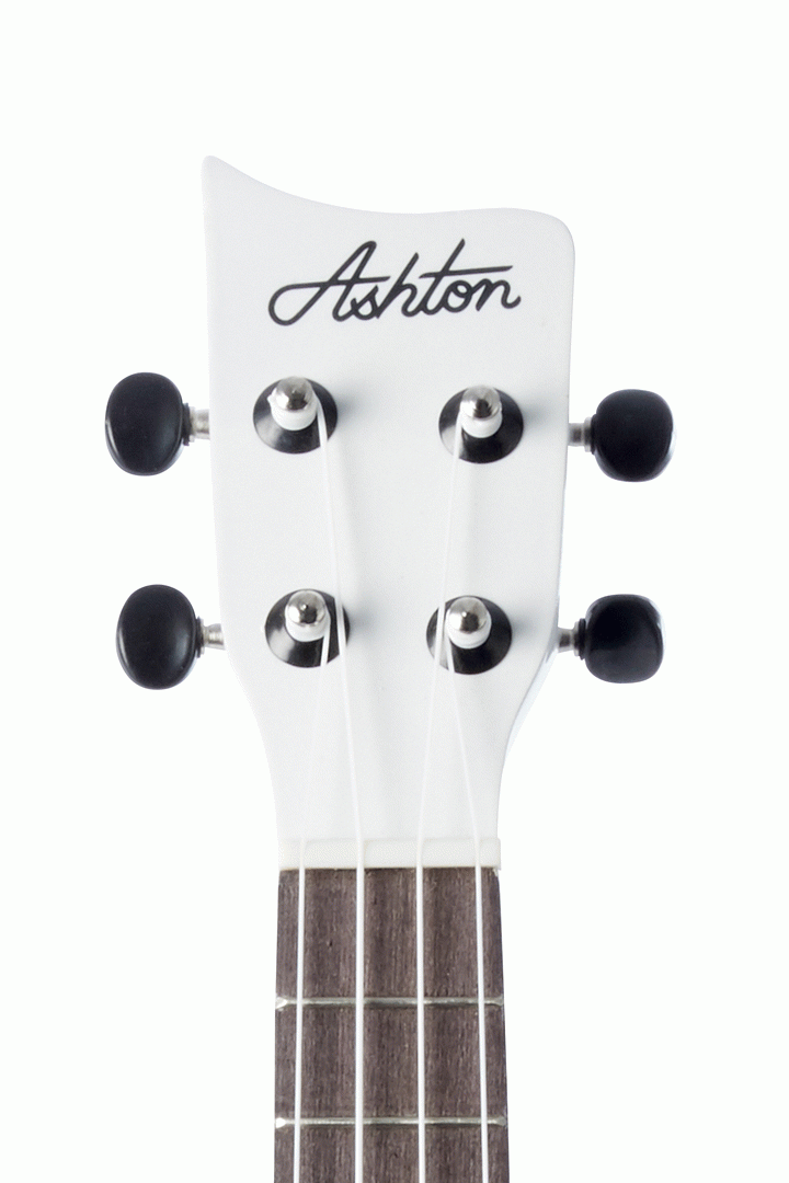 Ashton UKE110 White Ukulele - White with Bag
