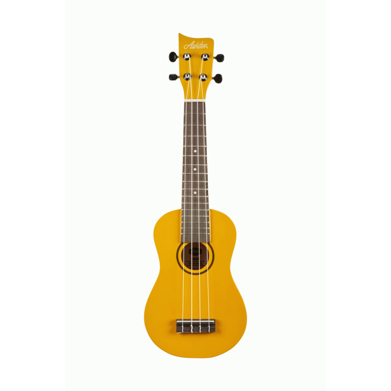 Ashton UKE110 YL Ukulele - Yellow with Bag
