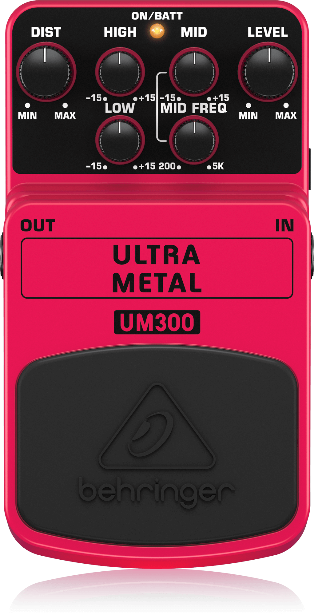 Behringer ULTRA METAL UM300 Heavy Metal Distortion Effects Pedal