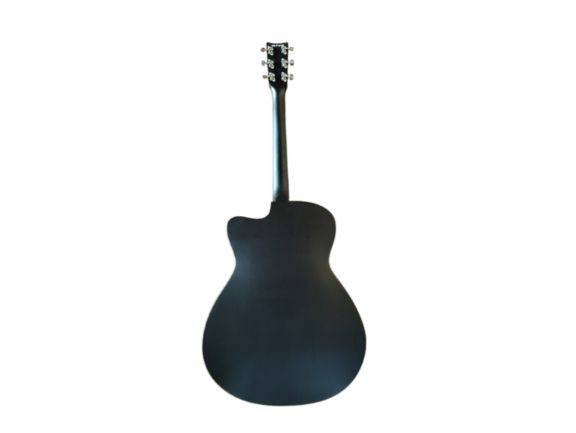 Hobmer 250 Semi acoustic Guitar 40 Black With Case