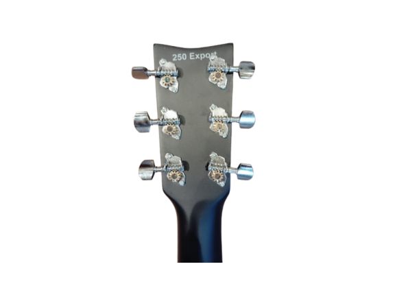 Hobmer 250 Semi acoustic Guitar 40 Black With Case