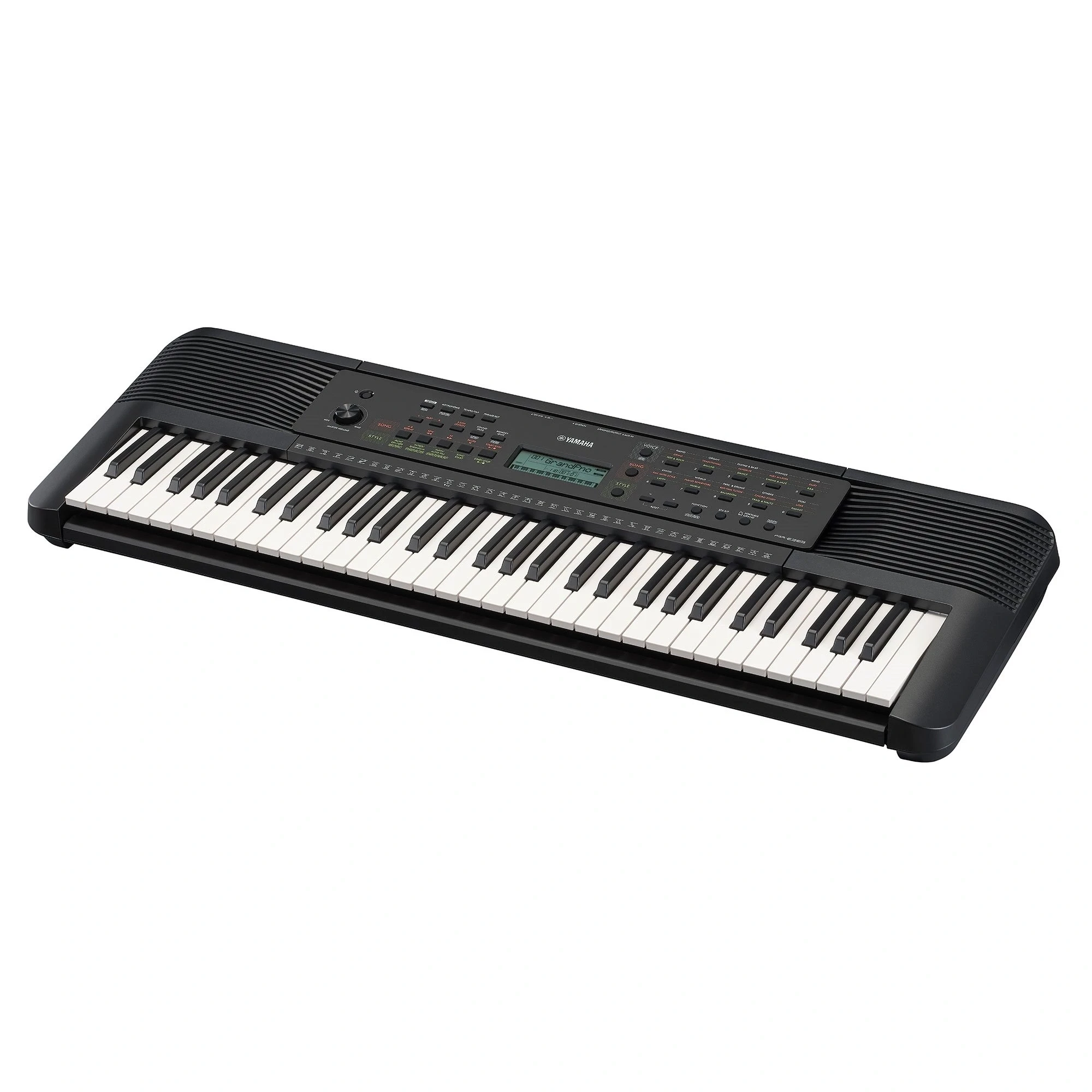 Yamaha PSR-E283 Portable Keyboard 61 Keys Black Lightweight Compact Built-in Voices Rhythms USB Connectivity Ideal for Beginners Home Practice