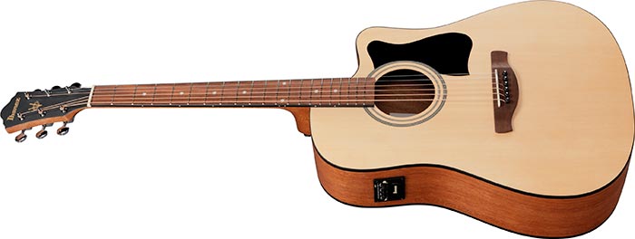 IBANEZ SEMI ACOUSTIC GUITAR V40CE-OPN