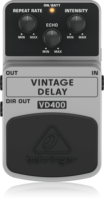 Behringer VINTAGE DELAY VD400 Vintage Analog Delay Effects Pedal