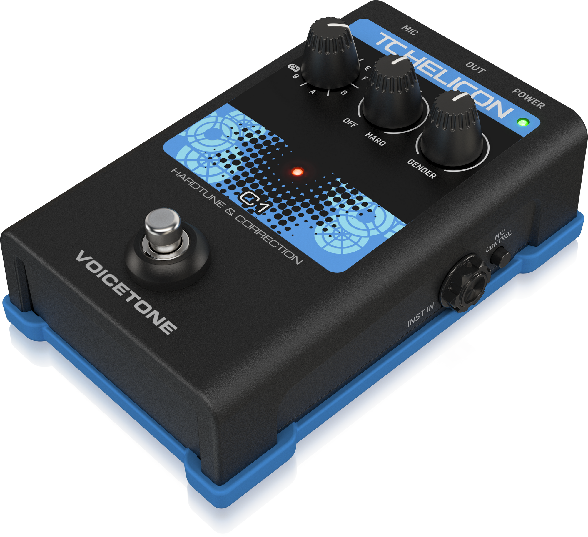 TC Helican VOICETONE C1 Simple 1-Button Stompbox for Flexible Pitch Correction