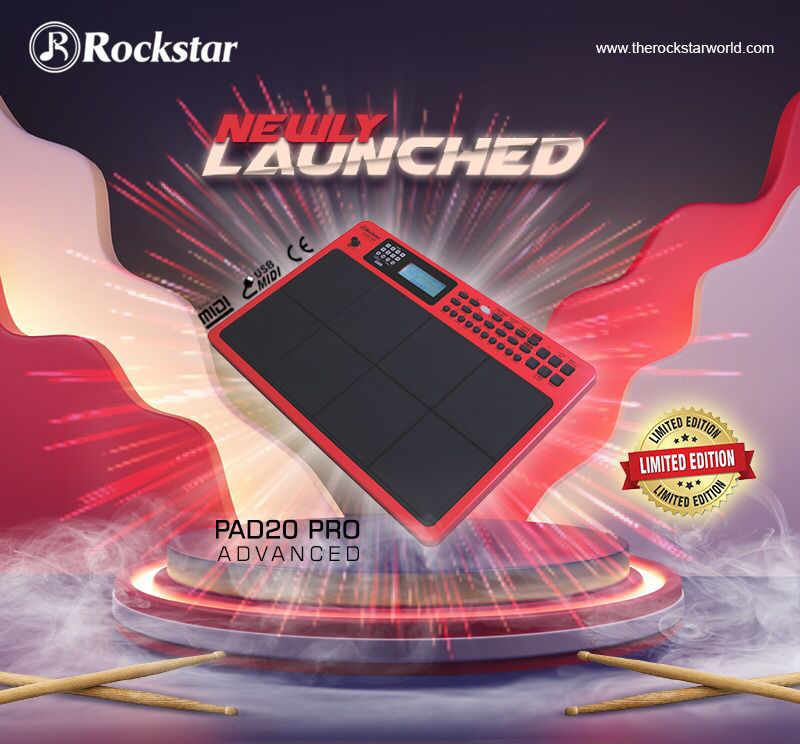 New Rockstar Pad20 Pro Advanced with New Indian Tones -Red Limited Edition