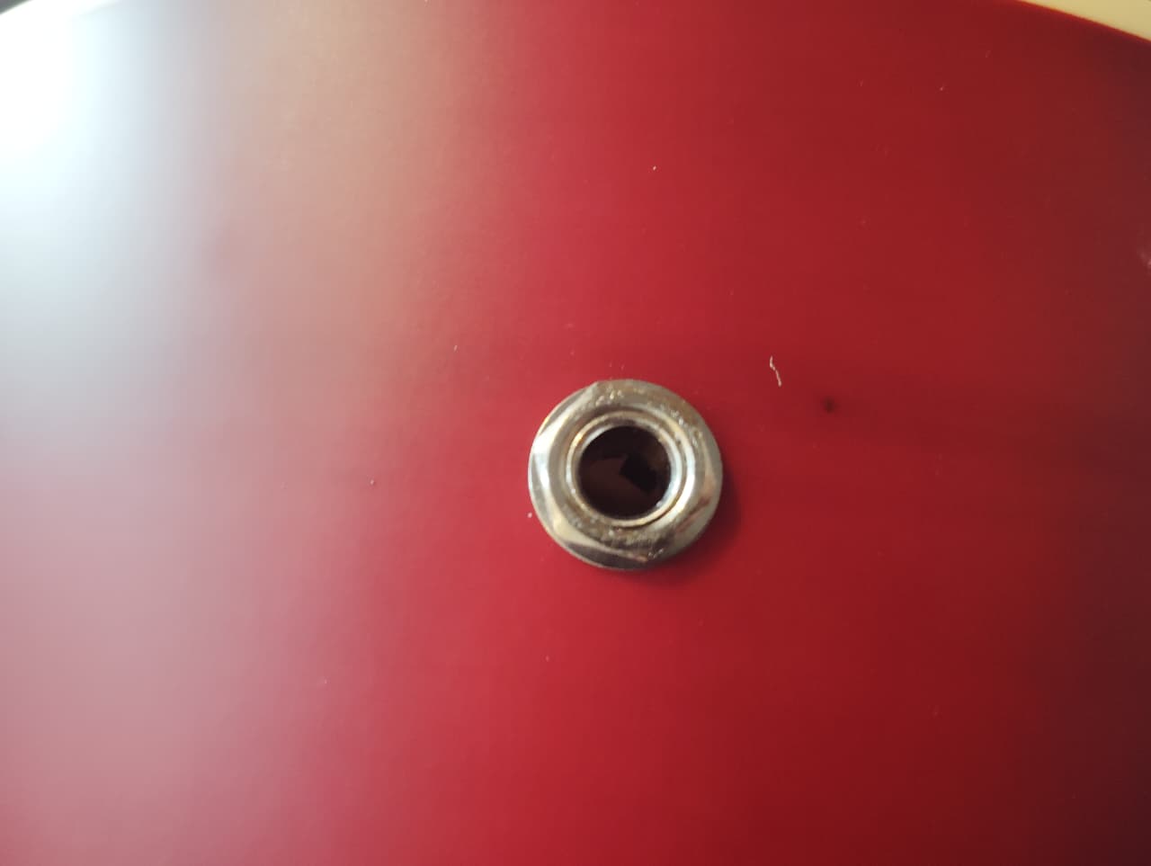 Techno Semi - Acoustic Guitar TMR-239C with Padded Bag Red