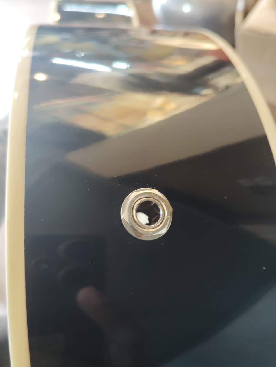 Techno Semi - Acoustic Guitar TMR-234DG with Padded Bag Black